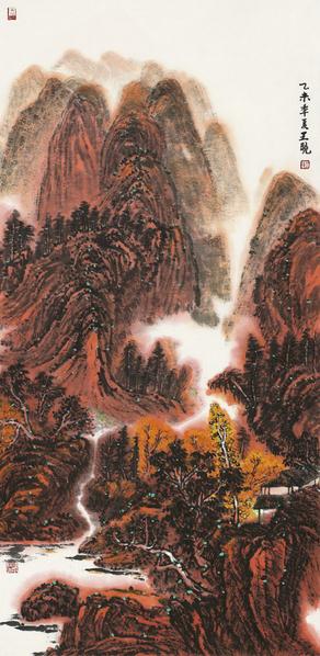 ����ɽˮ����Ʒ���າī���ݡ�2015�й��黭���