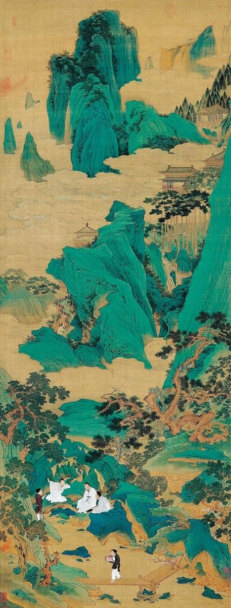 仇英 桃源仙境图 天津博物馆藏