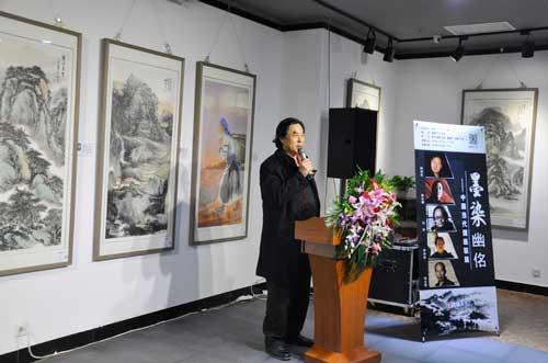 “墨染幽佲——中国当代国画联展”在北京收藏天下艺术馆开幕