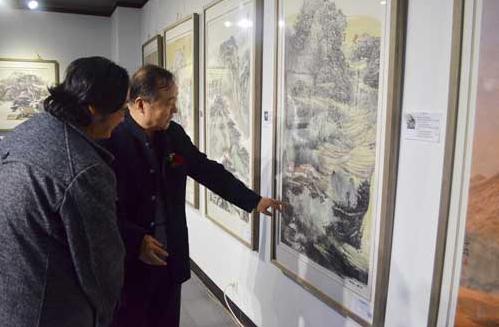 “墨染幽佲——中国当代国画联展”在北京收藏天下艺术馆开幕
