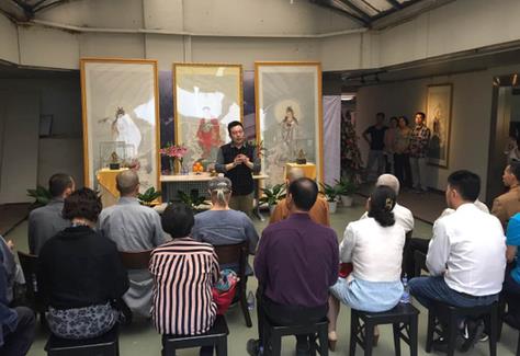 ������ɮ��µ���ī���漣չ����Ļ