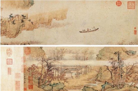 仇英 赤壁图 手卷(2007年嘉德7952万元成交)