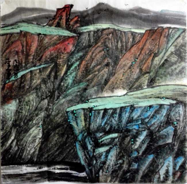 著名画家李军作品欣赏