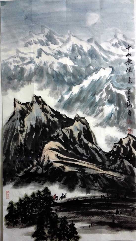 著名画家吴学斌作品欣赏