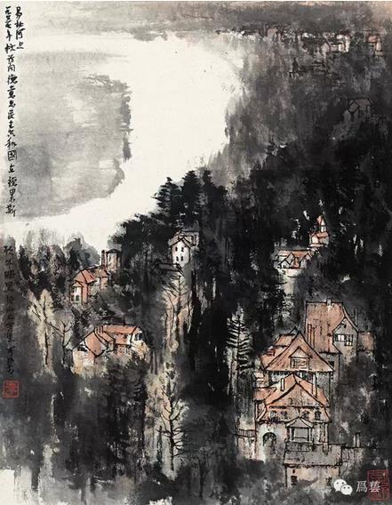 李可染山水写生作品欣赏(李可染画院藏)