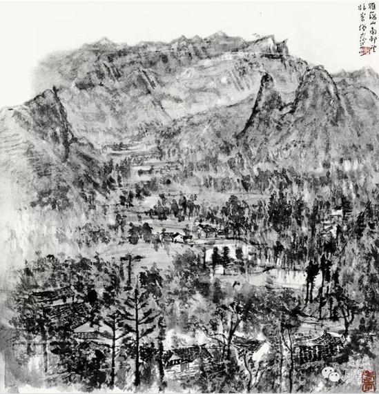 李可染山水写生作品欣赏(李可染画院藏)