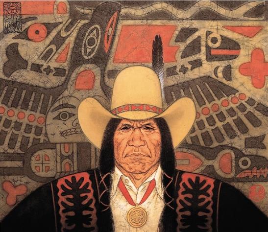 ������ �߽�ӡ�ڰ� 57��66cm 2004�� ֽ��