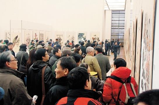 ��8��ȫ�����񻭼���Ʒչ�ڽ�Ļ