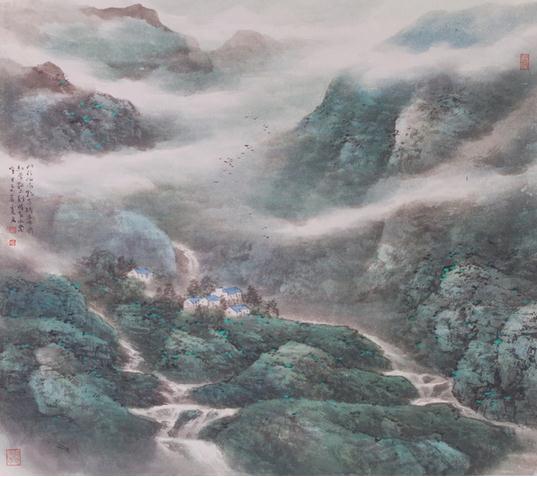 刘海粟美术馆“展望未来”乐震文