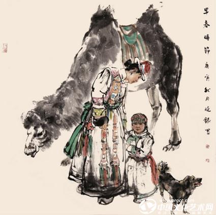 王晓银:慧眼妙笔写彩驼