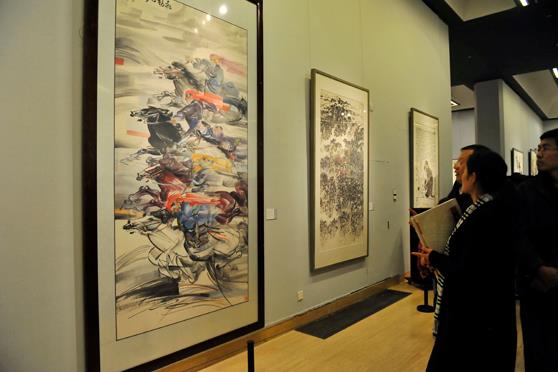 �ڶ����л�ʫ�黭չ�����й�������