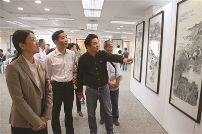 ��̫��֮�ϡ�����黭��Ʒչ�߽�����