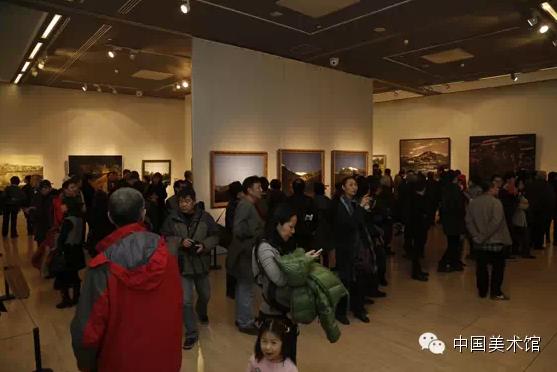 多幅中国风景油画在中国美术馆展出(组图)