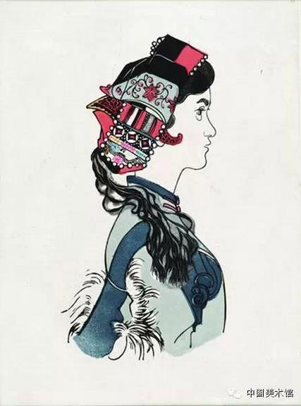 ����ʫ�꡷ ������ 31��25cm 1956��