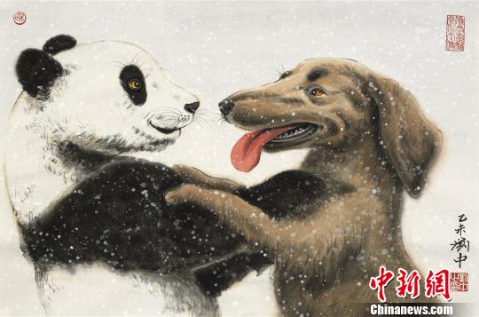 “瑞雪情缘”展出绘画和摄影作品
