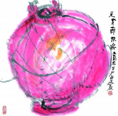 已故画家王兰若逝前一月仍作画 99岁变画风