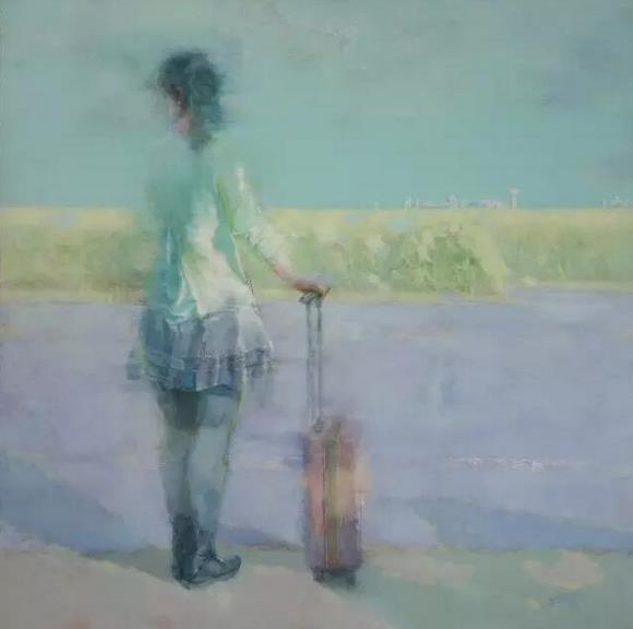 �������״�ְҵѧԺ��ʦ�滭��Ʒչ��Ļ