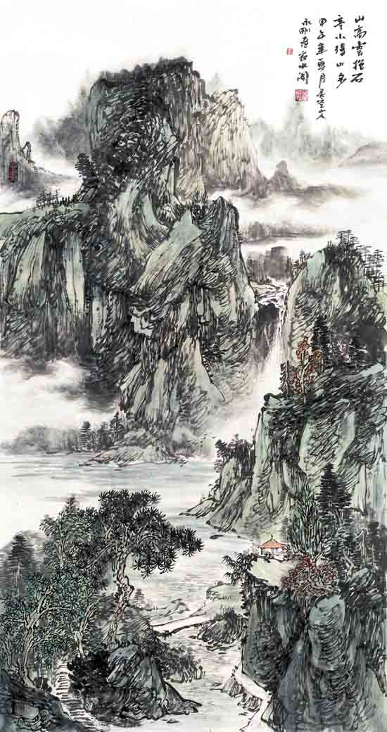 秦永刚《山居云房》