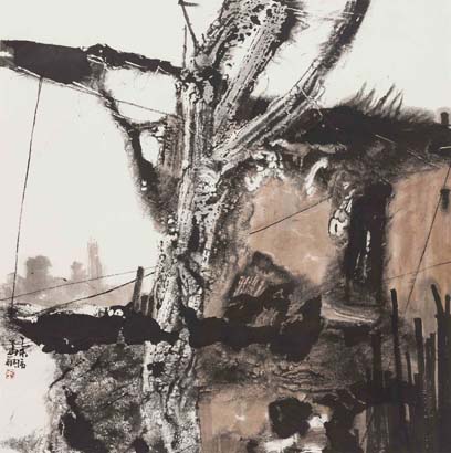 �컪��ˮī����չ�ڱ�����Ժ��������Ļ