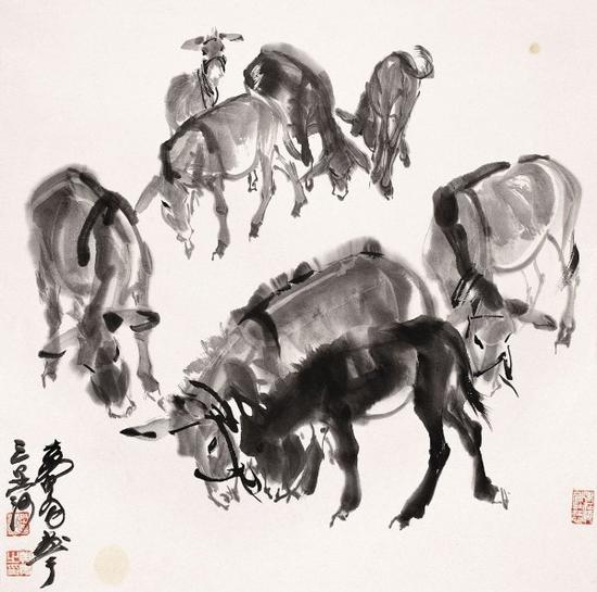 黄胄:驴贩子与驴的情缘