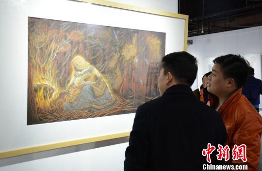 湖南省工笔画精品展在湖南大麓美术馆开幕