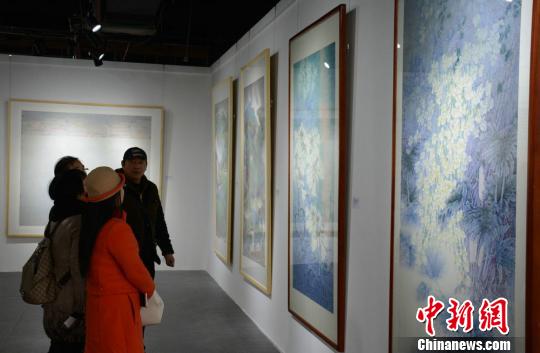 湖南省工笔画精品展在湖南大麓美术馆开幕