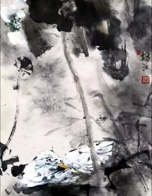 “三级片”演员徐锦江画作 另诸多画家汗颜