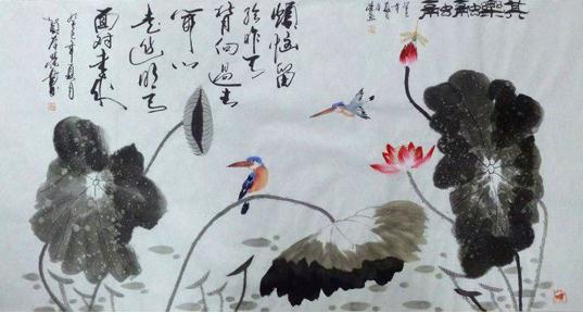 著名书画家贺本荣艺术之路(组图)