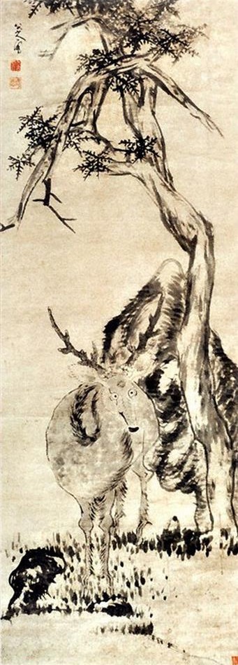 清初四画僧之一：八大山人中国画作品集萃（高清图集）-中国山水画艺术网