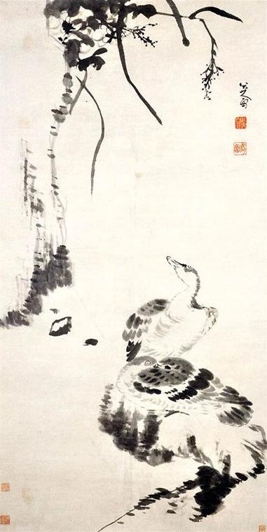 清初四画僧之一：八大山人中国画作品集萃（高清图集）-中国山水画艺术网