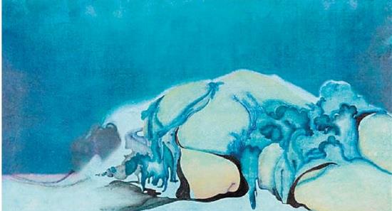 王霄(北京) 在蓝色里 版画