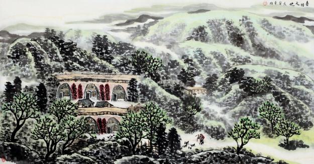 “墨韵长安”李玲中国画作品欣赏