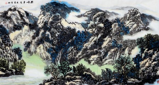 “墨韵长安”李玲中国画作品欣赏