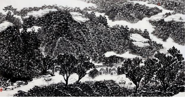 “墨韵长安”李玲中国画作品欣赏