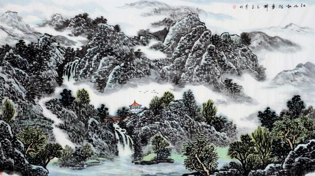 “墨韵长安”李玲中国画作品欣赏