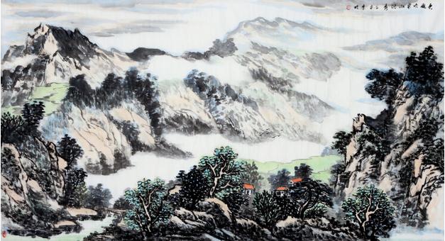 “墨韵长安”李玲中国画作品欣赏