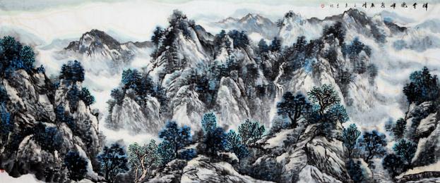 “墨韵长安”李玲中国画作品欣赏