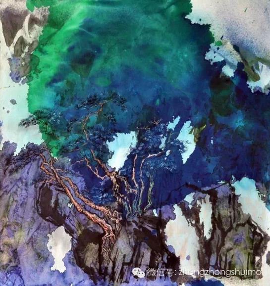 郑忠水墨作品《山居图系列》序