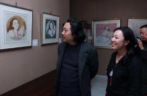 ���������ġ����ڶ������ﻭ��Ʒչ�������Ļ