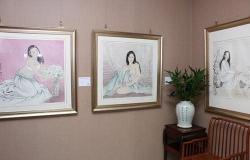 ���������ġ����ڶ������ﻭ��Ʒչ�������Ļ