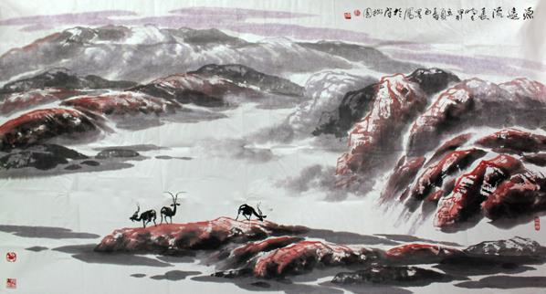 “笔绘八荒九州山水情 ——当代山水画名家10人”线上线下联展今日开启