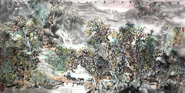 “笔绘八荒九州山水情 ——当代山水画名家10人”线上线下联展今日开启