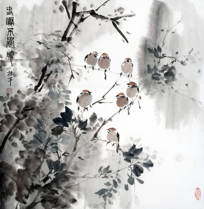 李桂平作品-春眠不觉晓