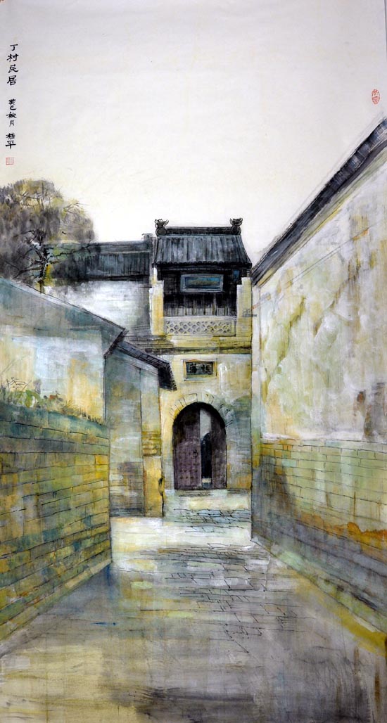李桂平作品-丁村民居