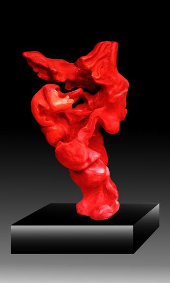 许国发雕塑作品《滴水石穿》