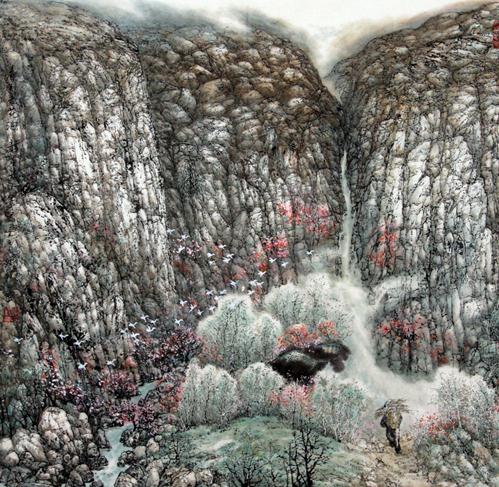 丹青中国梦一一北京,国都南海书画院四人作品巡展(扬州站)