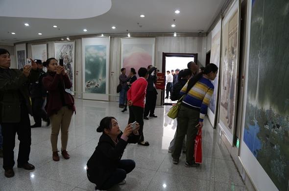 2015��̩ɽ֮��ȫ���й������ͻ���Ʒչ̩����Ļ