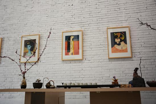 王芳芳支教绘画作品:展示大爱