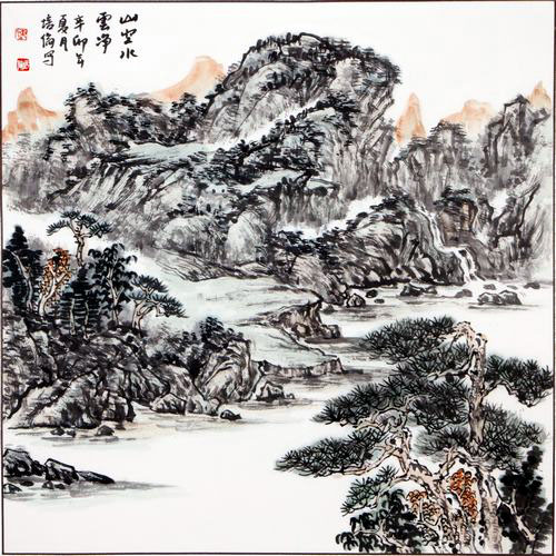 陈培伦-山空水云净