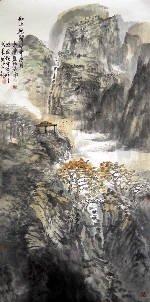 (中国山水画艺术网编辑) 高永谦山水作品